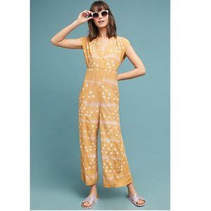 Anthropologie The Odells Sherbert Jumpsuit Dyed M